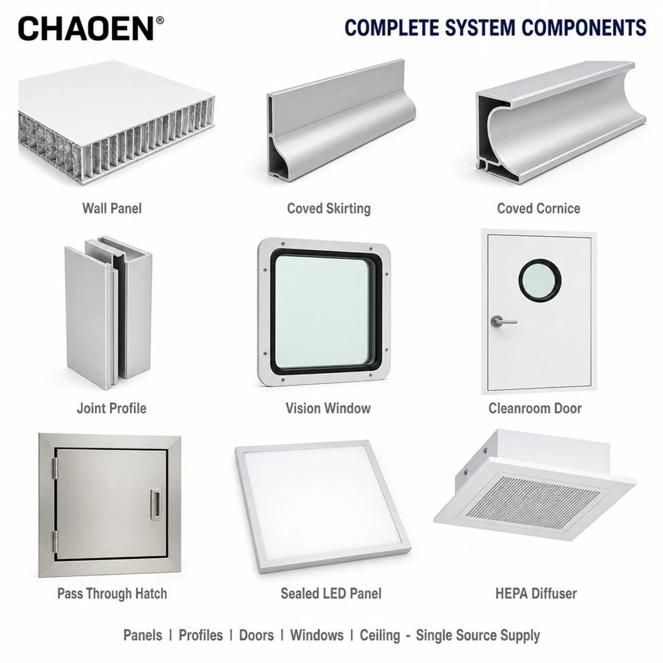 Anti-Bacterial Aluminium Honeycomb Panel For Cleanroom Wall Ceiling-CHAOEN suppliers Anti-Bacterial Aluminium Honeycomb Panel For Cleanroom Wall Ceiling-CHAOEN suppliers